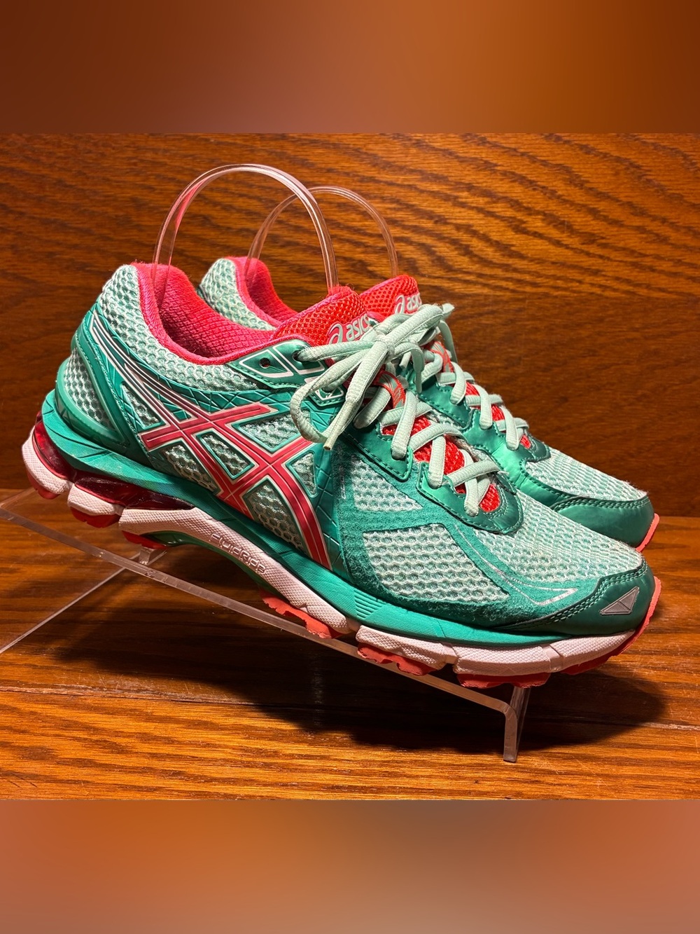 ASICS GT-2000 3 Running Shoes Mint Green Pink Women’s 8